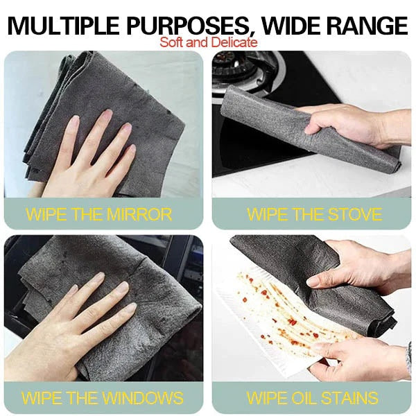 Streak-Free Magic Cloth for Sparkling Surfaces Everywhere