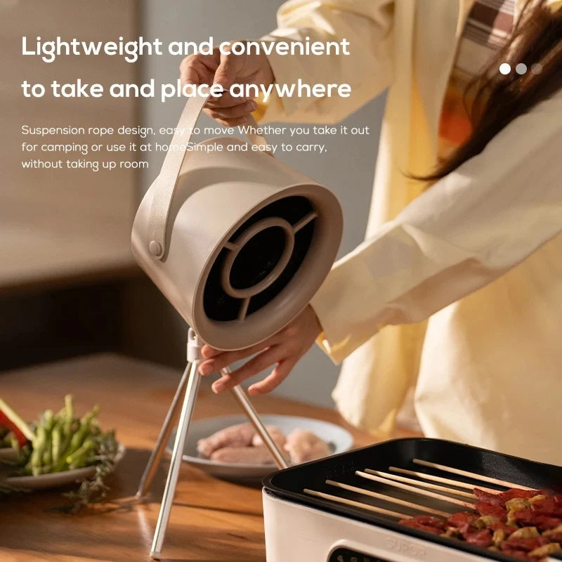 USB Rechargeable Exhaust Fan for Smoke-Free Cooking Fun