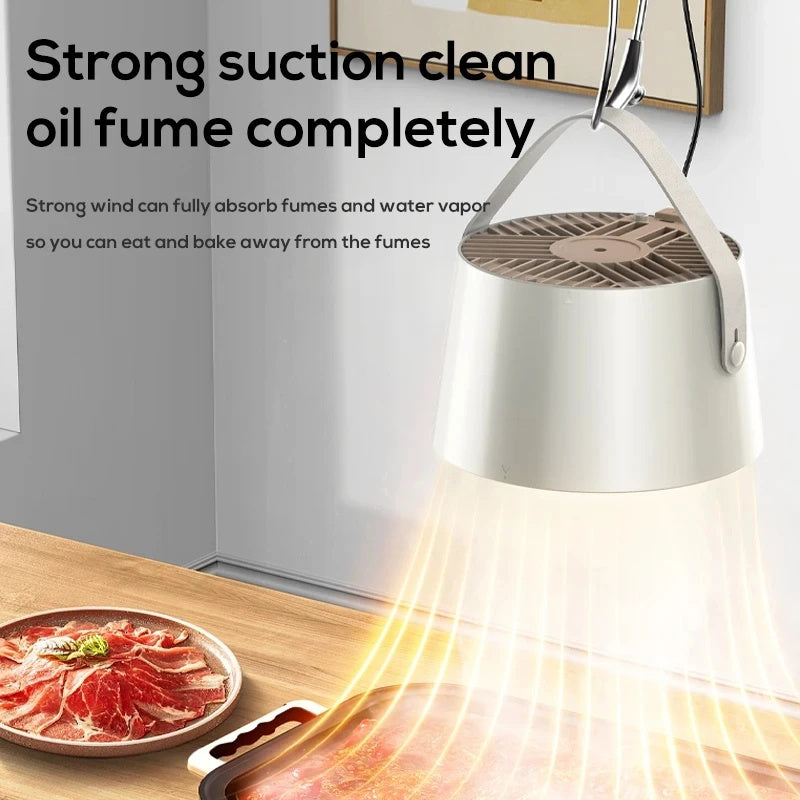 USB Rechargeable Exhaust Fan for Smoke-Free Cooking Fun