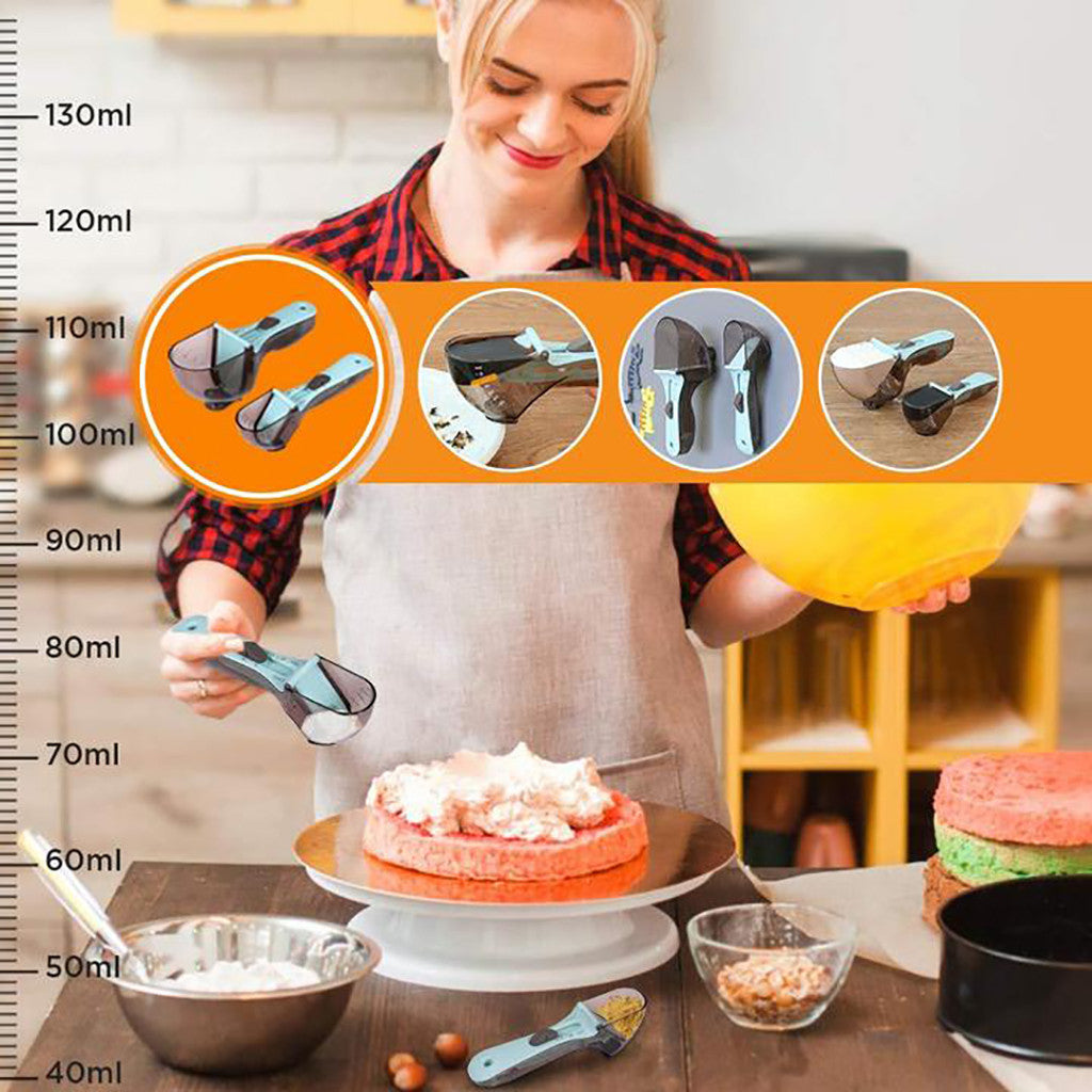 All-in-One Adjustable Measuring Set for Easy Cooking