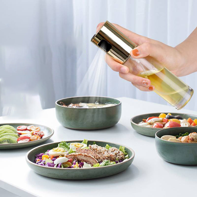 Healthy Flavor Made Simple – Refillable Kitchen Oil Spray