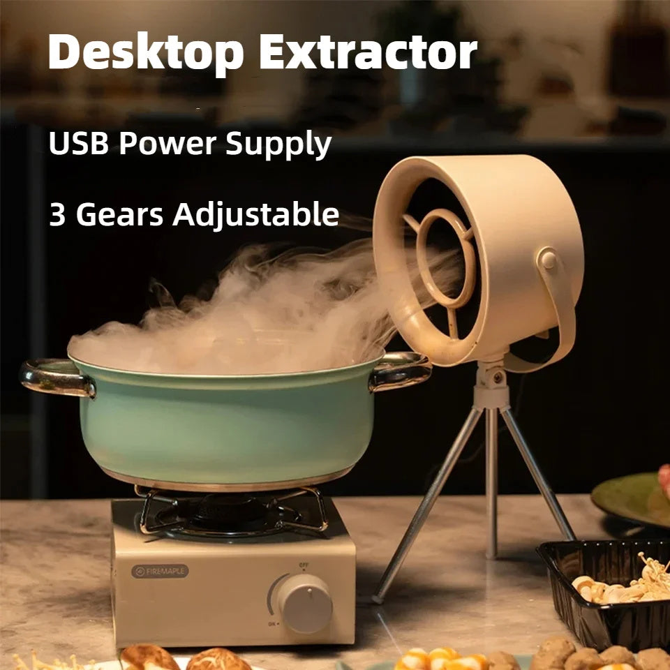 USB Rechargeable Exhaust Fan for Smoke-Free Cooking Fun