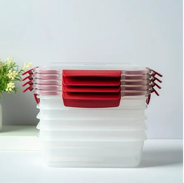 Freshness Made Easy: 5-Pack Airtight Food Containers