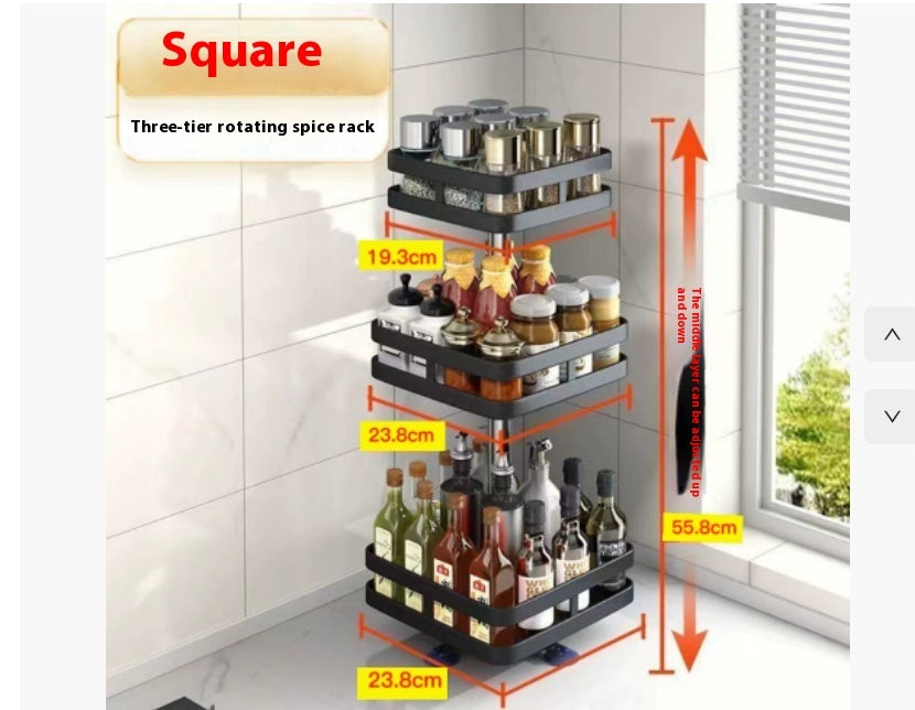 Household Kitchen Shelf Spice Rack